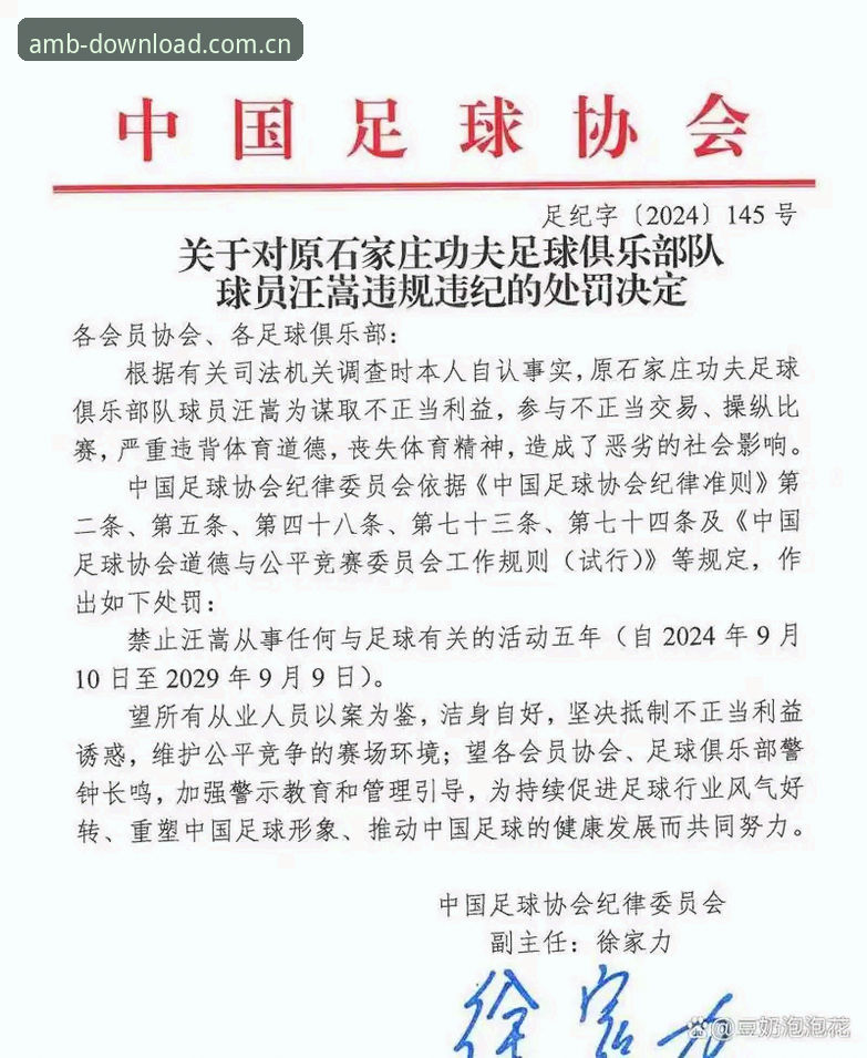 2026安博体育稳定吗 足坛反腐风暴深度解读:从第三批禁足名单看中国足球行业整肃的必备知识